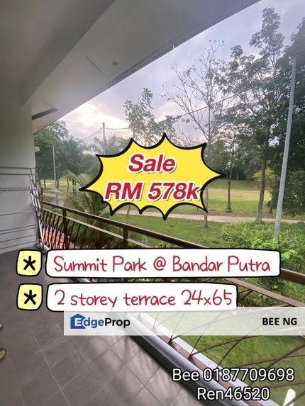 Summit Park @ Bandar Putra Gate B 2 Storey Terrace 24x65 , Johor, Kulai