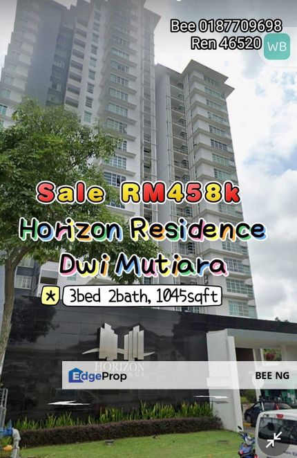 Horizon Residence Dwi Mutiara Renovated Full Loan Bukit Indah , Johor, Bukit Indah