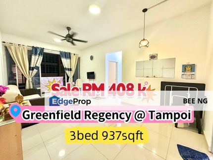 Greenfield Regency Tampoi Skudai 3bed lower price full loan , Johor, Tampoi