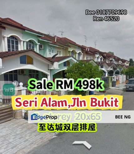 Bandar Seri Alam Jalan Bukit 2 Storey 20x65 Can Try Full Loan , Johor, Johor Bahru