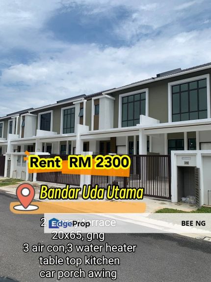 Bandar Uda Utama Skudai 2 Storey Terrace - House For Rent , Johor, Skudai