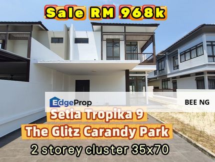 The Glitz Carandy Park Setia Tropika 9 , 2 Storey Cluster Lower Price , Johor, Setia Tropika