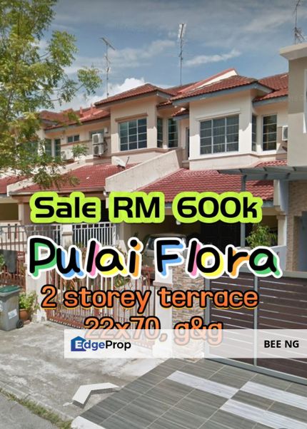 Taman Pulai Flora Skudai 2 Storey Terrace 22x70 G&G - House For Sale, Johor, Skudai