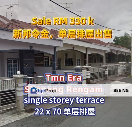 Taman Era Simpang Rengam Single Storey 22x70 - house for sale, Johor, Simpang Renggam