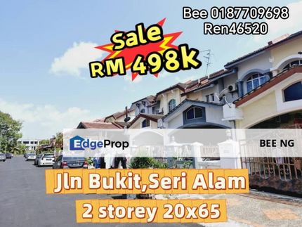 Bandar Seri Alam @ Jalan Bukit 2 Storey 20x65 near Pasir Gudang Highway, Johor, Masai