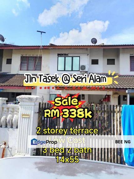 Bandar Seri Alam Jalan Tasek 2 Strorey Terrace Low Cost Full Loan , Johor, Masai