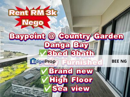 Bay Point @ Country Garden @ Danga Bay 3bed , Johor, Johor Bahru
