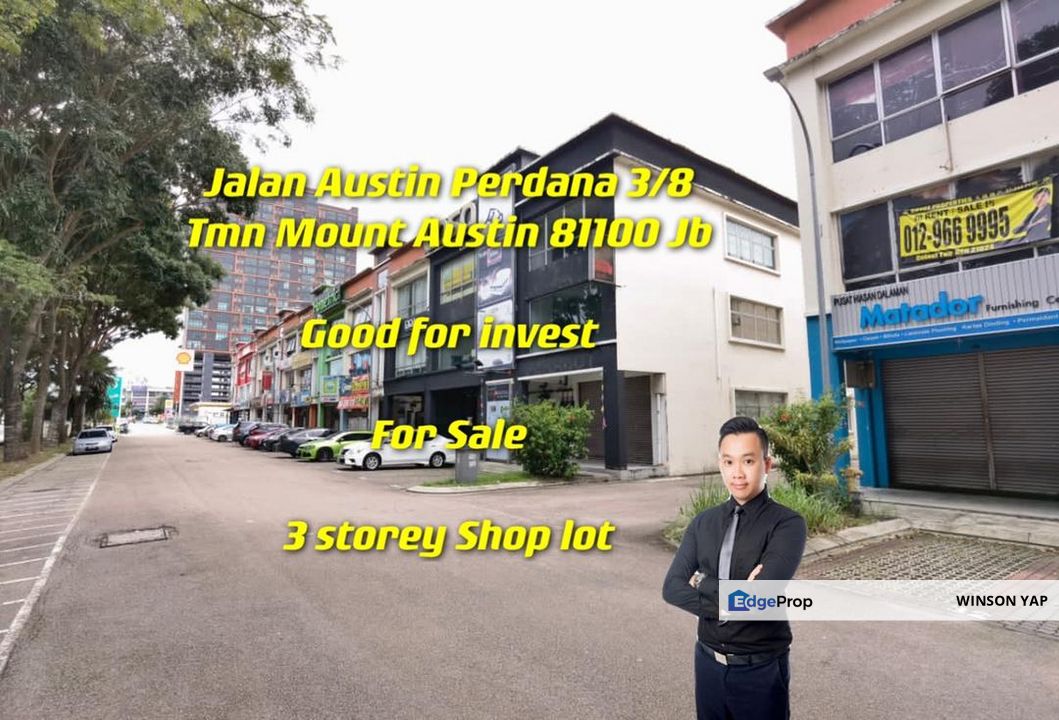 Jalan Austin Perdana 3/8 Tmn Mount Austin for Sale RM1,650,000 By