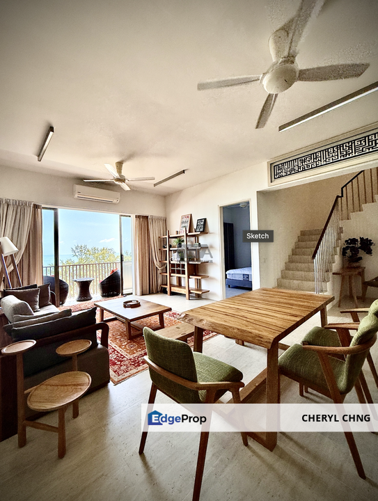 Exquisite Seaview Duplex at By The Sea Condominium in Batu Ferringhi, Penang, Batu Ferringhi