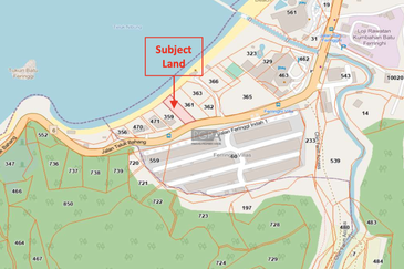 Prime Beachfront Commercial Land in Batu Ferringhi