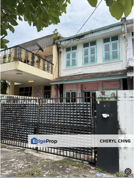 Double-Storey Terrace House in Jalan York, Georgetown, Penang, Georgetown