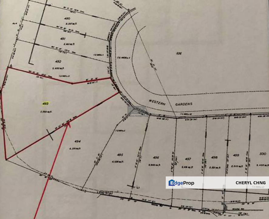 A Single-Storey Semi-Detached House in the Western Gardens, Penang, Pulau Tikus
