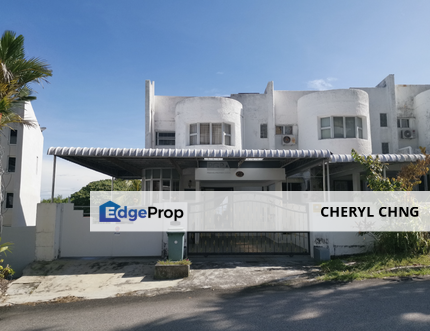 Corner Seaview Terraced House with Private Pool and Big Manicured Garden in Cangkat Ria, Mount Pleasure, Penang, Batu Ferringhi