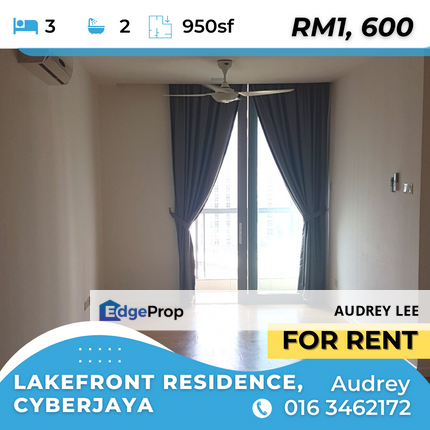 Partly furnished with lake view! Grab now! , Selangor, Cyberjaya