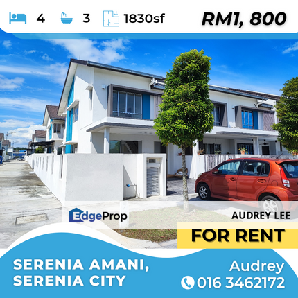 Partly furnished Endlot for rent! Pm now!! , Selangor, Dengkil