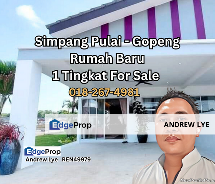 SIMPANG PULAI GOPENG PERAK AVANTE RUMAH BARU 1 TINGKAT UNTUK DIJUAL , Perak, Ipoh