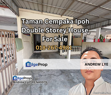 TAMAN CEMPAKA IPOH DOUBLE STOREY HOUSE FOR SALE , Perak, Ipoh