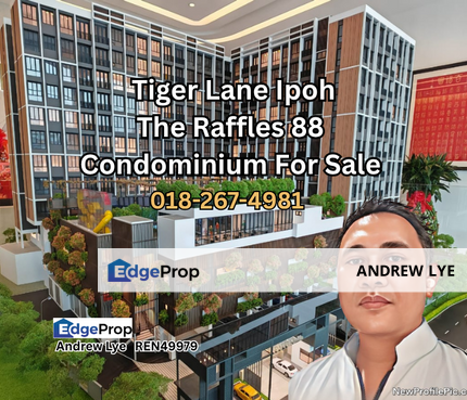 TIGER LANE IPOH THE RAFFLES 188 NEW CONDOMINIUM FOR SALE , Perak, Ipoh
