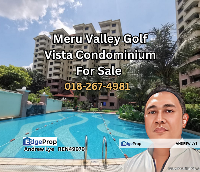 MERU VALLEY GOLF VISTA CONDOMINIUM FOR SALE , Perak, Ipoh