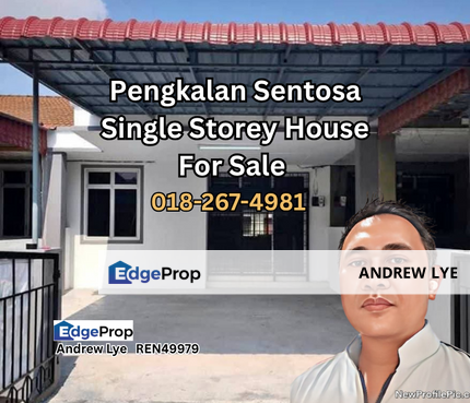 PENGKALAN TAMAN SENTOSA SINGLE STOREY HOUSE FOR SALE , Perak, Kinta