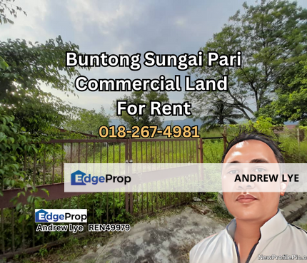 BUNTONG SUNGAI PARI COMMERCIAL LAND FOR RENT , Perak, Ipoh