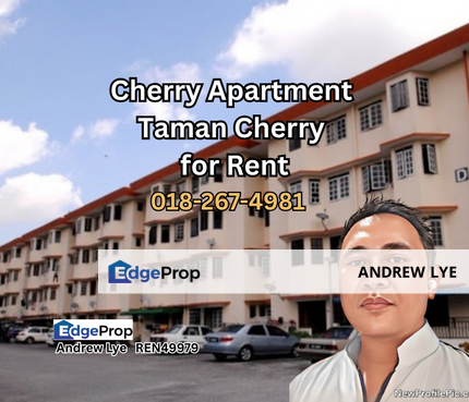 CHERRY APARTMENT TAMAN CHERRY IPOH TOWN FOR RENT, Perak, Ipoh