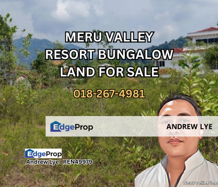 Meru Valley Resort Bungalow Land for Sale , Perak, Kinta
