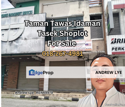Taman Tawas Idaman Tasek Shoplot for Sale , Perak, Ipoh
