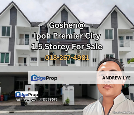 Goshen@Ipoh Premier City Jalan Kuala Kangsar 1.5 Storey Duplex Townhouse for Sale , Perak, Ipoh