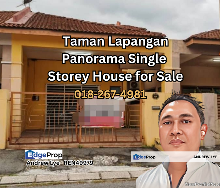 Taman Lapangan Panorama Perdana Single Storey House For Sale , Perak, Ipoh