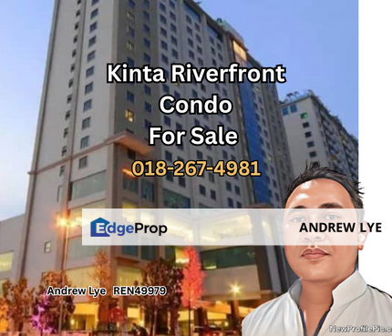 Kinta Riverfront Condominium Corner Unit For Sale , Perak, Ipoh