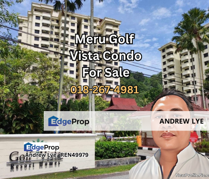 MERU VALLEY GOLD VISTA CONDOMINIUM FULLY FURNISHED FOR SALE , Perak, Kinta