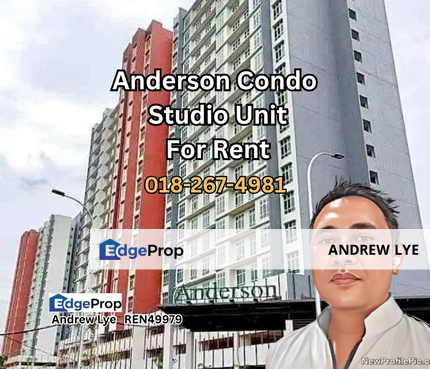 The Anderson Condominium Studio Unit for Rent, Perak, Ipoh