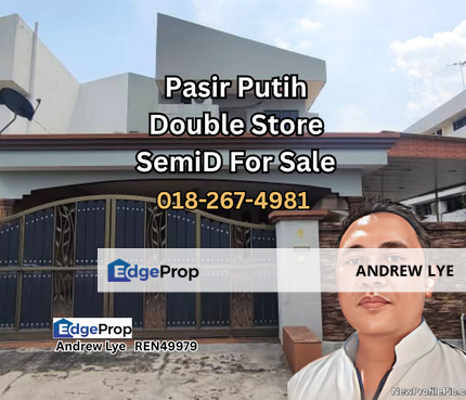 Pasir Putih Double Storey Semi Detached House For Sale , Perak, Kinta