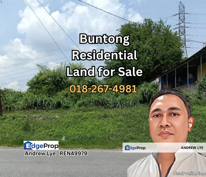 Buntong Residential Land for Sale, Perak, Ipoh