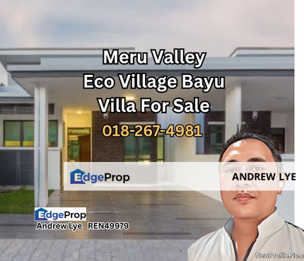 Meru Valley Eco Village Bayu Villa For Sale , Perak, Ipoh