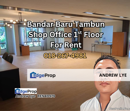 Bandar Baru Tambun Shop Office 1st Floor For Rent, Perak, Ipoh