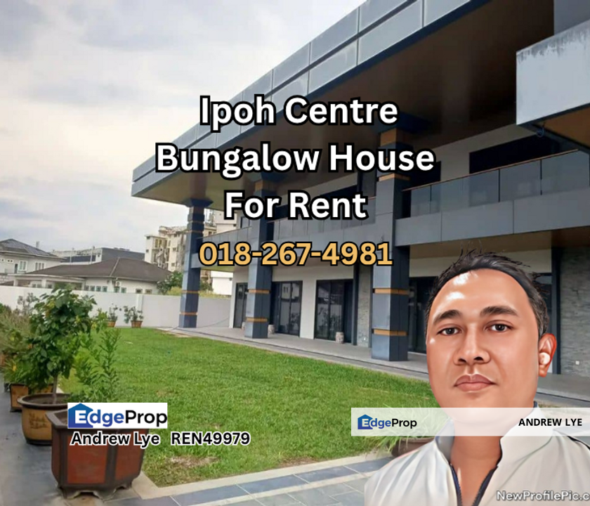 IPOH CENTRE DOUBLE STOREY BUNGALOW FOR RENT , Perak, Ipoh