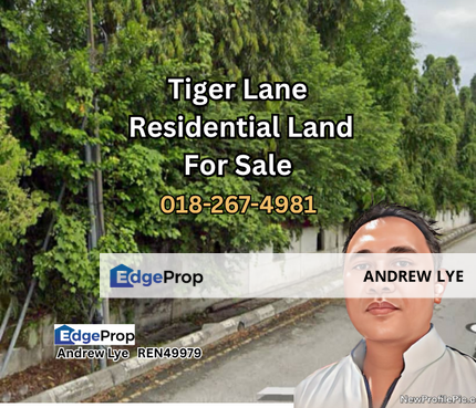 Tiger Lane Residential Land For Sale , Perak, Ipoh