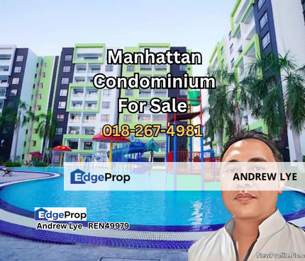 Manhattan Condominium Fully Furnished For Sale , Perak, Ipoh