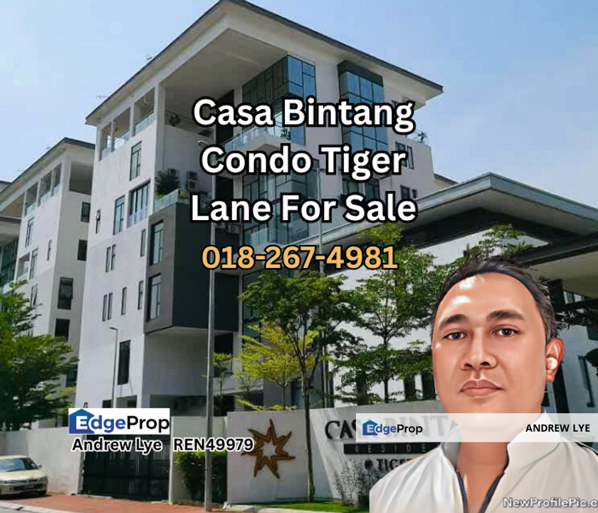 CASA BINTANG RESIDENCE CONDOMINIUM TIGER LANE FOR SALE , Perak, Ipoh