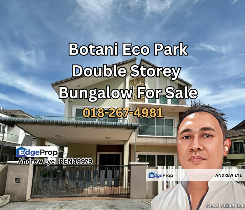 Botani Eco Park Double Storey Bungalow For Sale , Perak, Ipoh