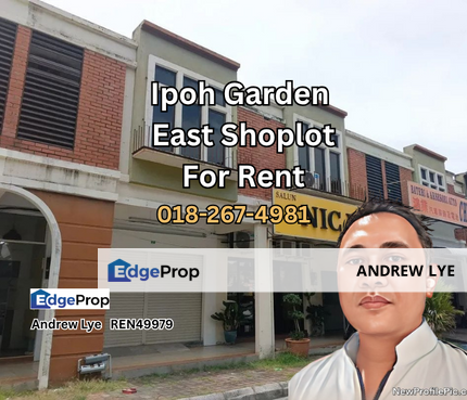 Ipoh Garden East Shoplot for Rent, Perak, Ipoh