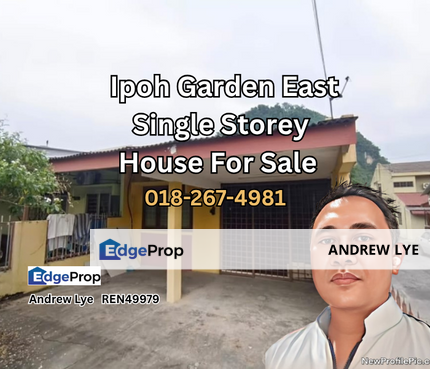Ipoh Garden East Single Storey House For Sale , Perak, Ipoh