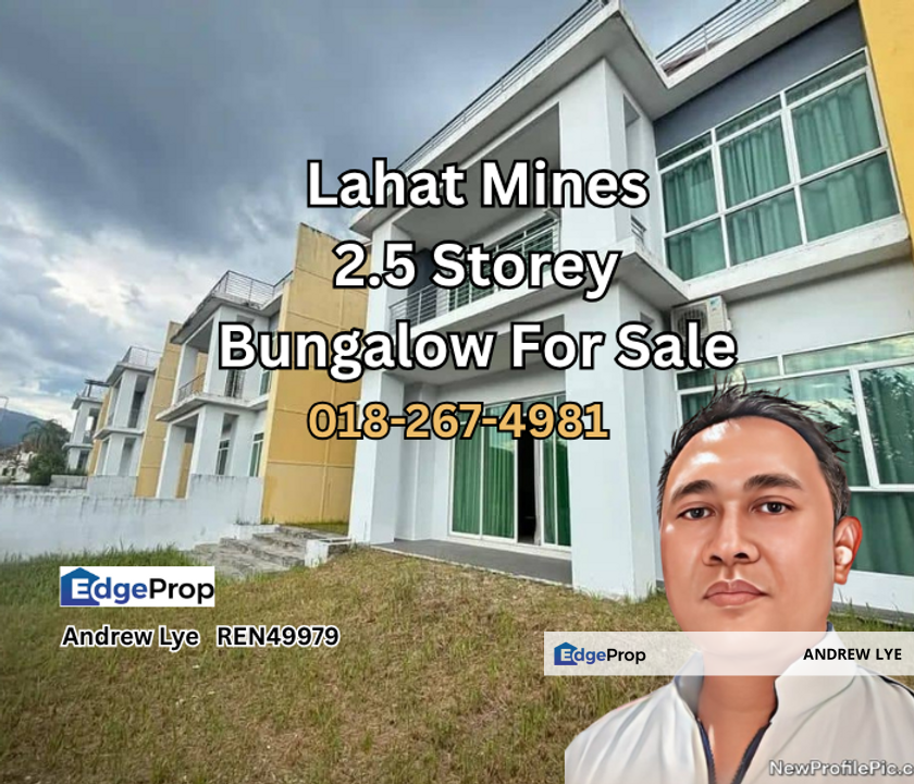 Lahat Mines 2.5 Storey Bungalow For Sale , Perak, Lahat