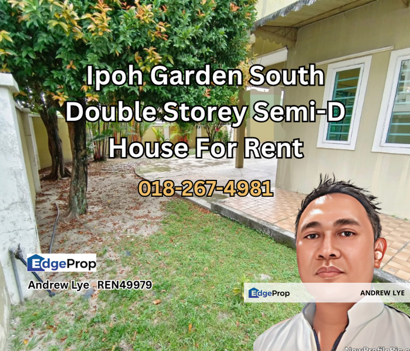 Ipoh Garden South Double Storey Semi Detached House For Rent, Perak, Ipoh