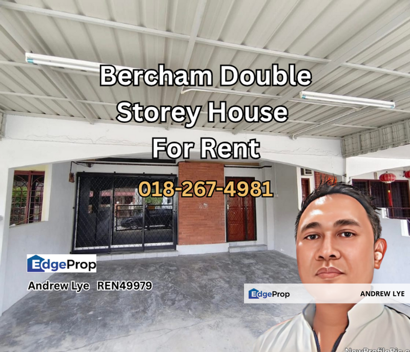 Bercham Taman Sri Kurau Double Storey House For Rent, Perak, Ipoh