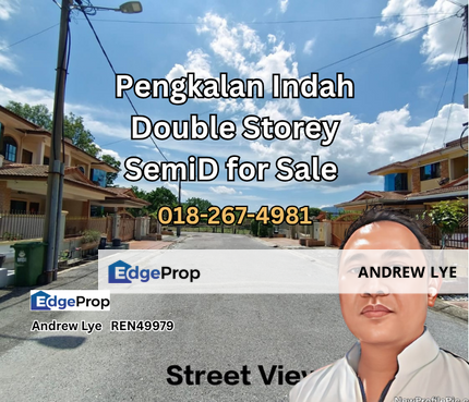 Pengkalan Indah Double Storey Semi Detached House For Sale , Perak, Kinta