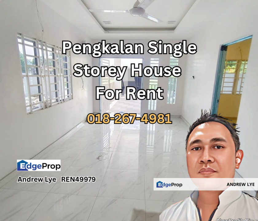Pengkalan Single Storey House For Rent , Perak, Ipoh