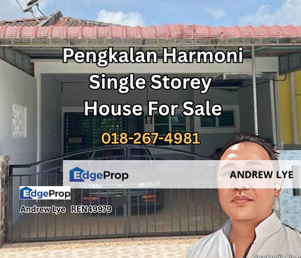 Pengkalan Harmoni Single Storey House For Sale , Perak, Kinta